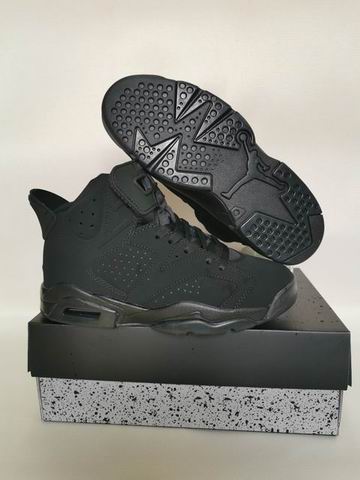 (image for) Air Jordan 6 All Black Shoes-7